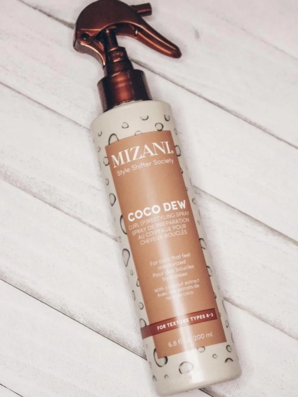 Mizani Coco Dew Curl Prep & Styling Spray